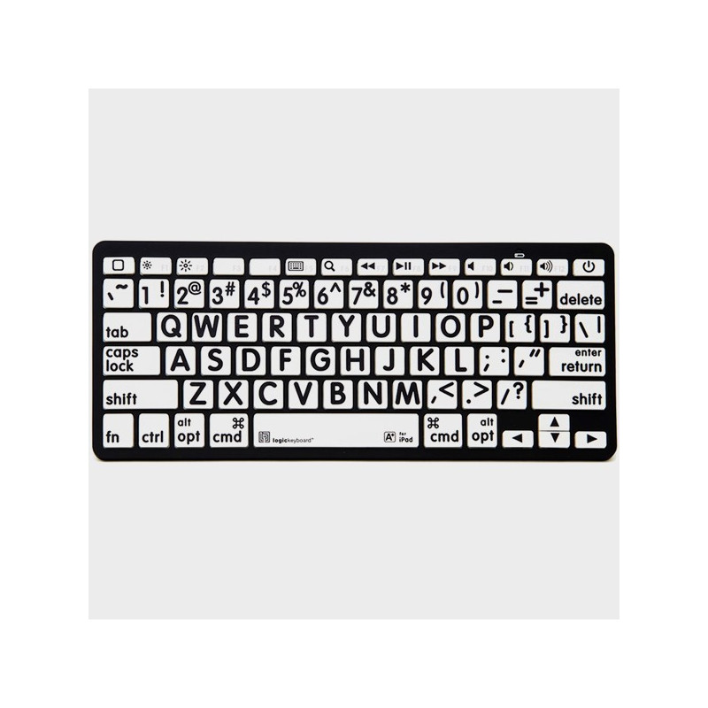 Clavier compact MAC gros caractères N/B