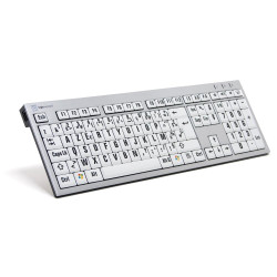 Clavier gros caractères N/B PC Slim Line