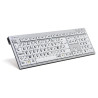 Clavier gros caractères N/B PC Slim Line