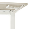 Bureau assis-debout à manivelle 160x80
