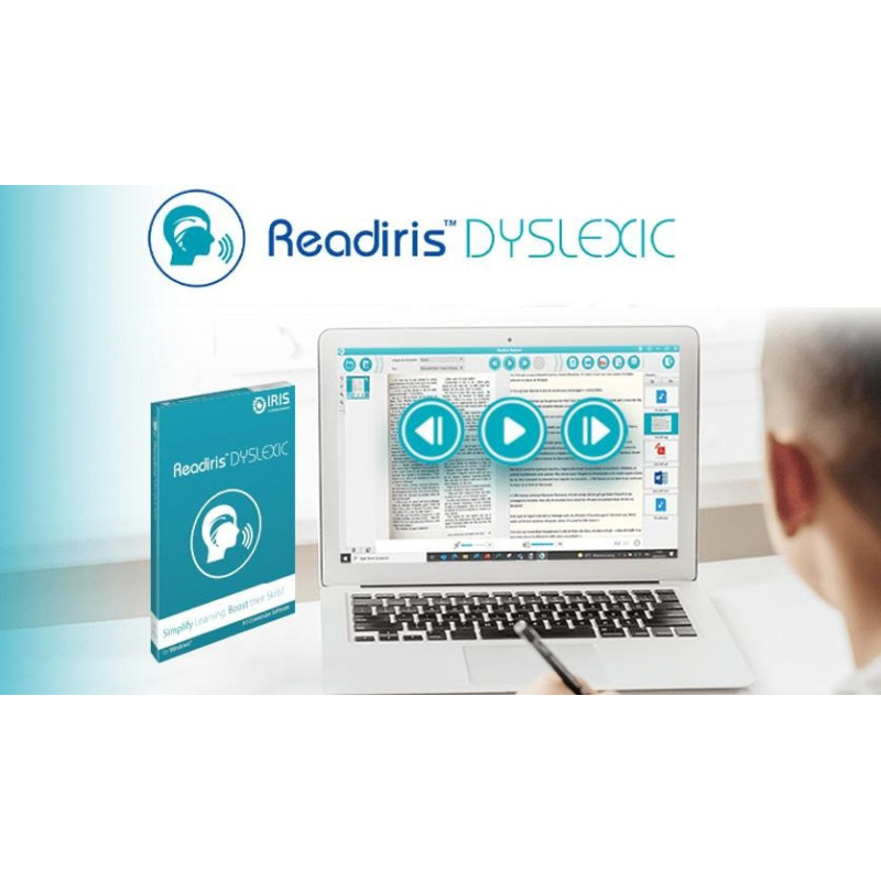 Logiciel Readiris Dyslexic 2 - Aide à la lecture pour les personnes dyslexiques (IRISLINK)