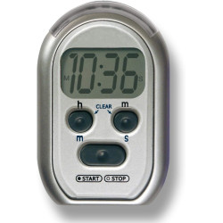 Minuteur Triple Bel VIBRANT + FLASH + BEEP (HUMANTECHNIK)