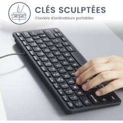 Clavier filaire compact PERIBOARD-432 (PERIXX)
