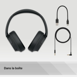 Casque sans fil avec réduction de bruit WH-CH720N (SONY)