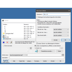 Logiciel Clavier+ - Associer des actions à des raccourcis clavier (GRYDER)