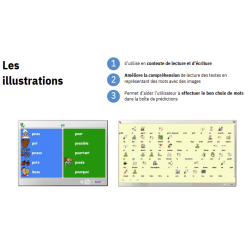 Logiciel Lexibar - Aide à la lecture et à l'écriture pour les personnes avec TND (HAYLEM)