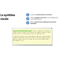 Logiciel Lexibar - Aide à la lecture et à l'écriture pour les personnes avec TND (HAYLEM)