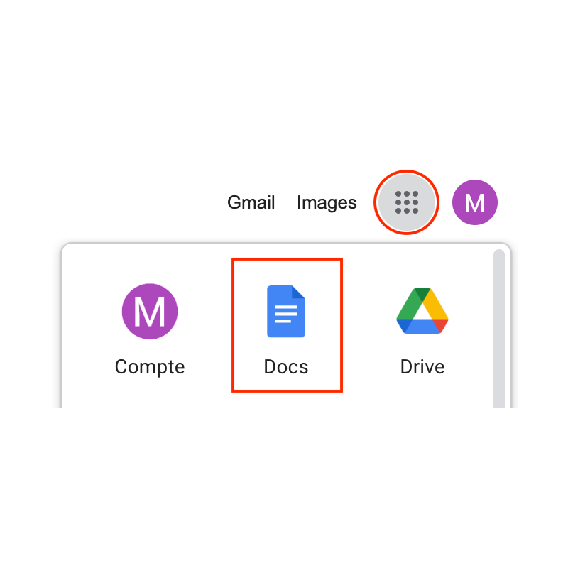 Application Google Docs