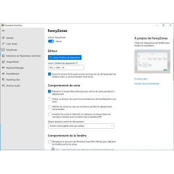 Logiciel Microsoft PowerToys - Personnaliser l'environnement Windows (MICROSOFT)