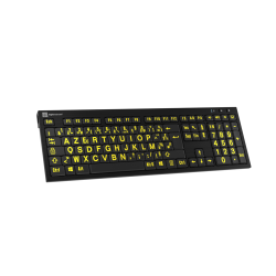 Clavier gros caractères J/N PC Slim Line