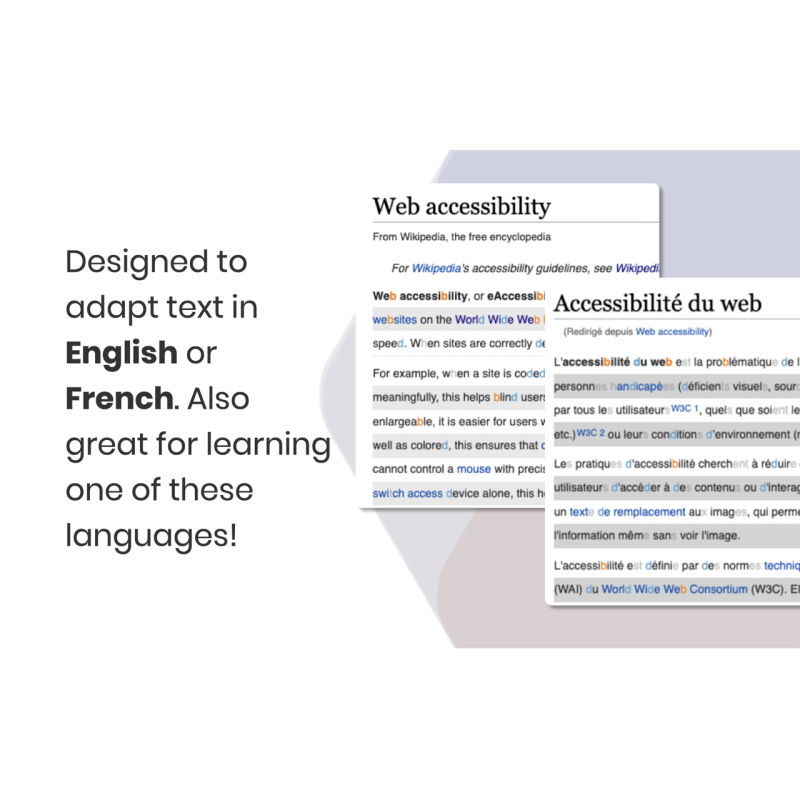 Application Readapt - Améliorer l’accessibilité à la lecture numérique (CONTENTSQUARE FOUNDATION)