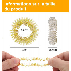 Anneaux de massage pour les doigts