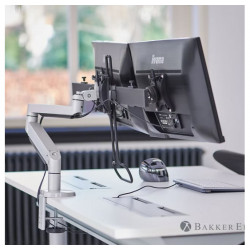 Support 2 écrans pour bras simple BE UNIVERSAL CROSSBAR (BAKKER ELKHUIZEN)