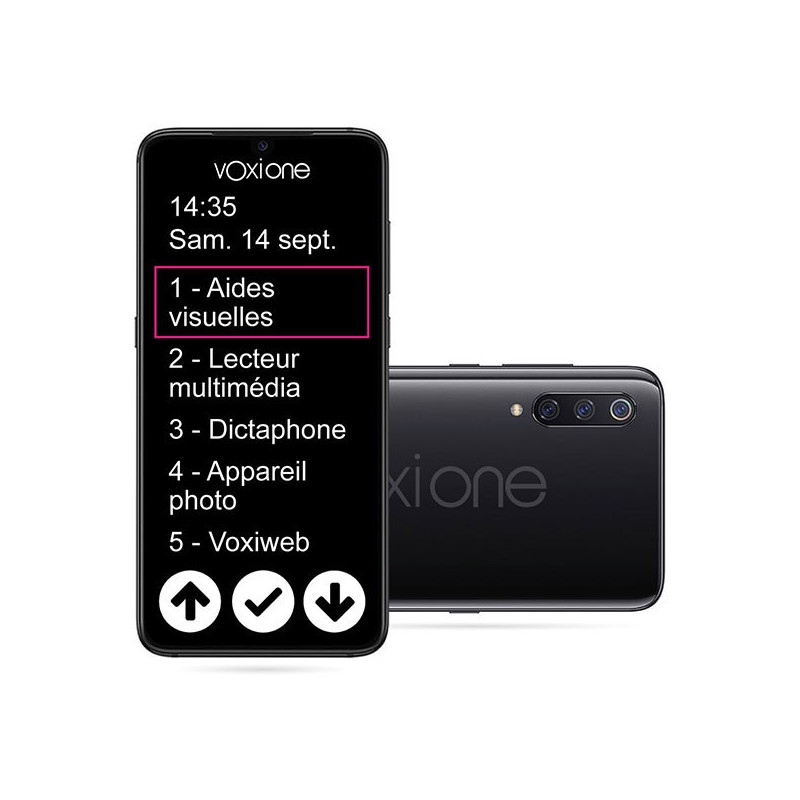 Téléphone basse vision multifonctions VoxiOne (VOXIWEB)