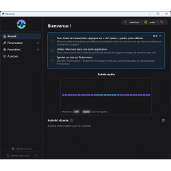 Application Murmure.app - Dictée vocale alimentée par l'IA, hors ligne et open source