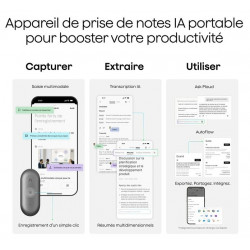 Enregistreur vocal avec IA PLAUD NOTEPIN S (PLAUD)