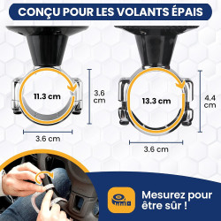 Boule épaisse pour volant large (TOP LIFE)