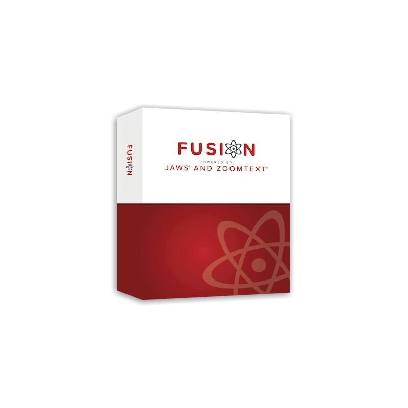 Logiciel Fusion (JAWS + ZoomText)