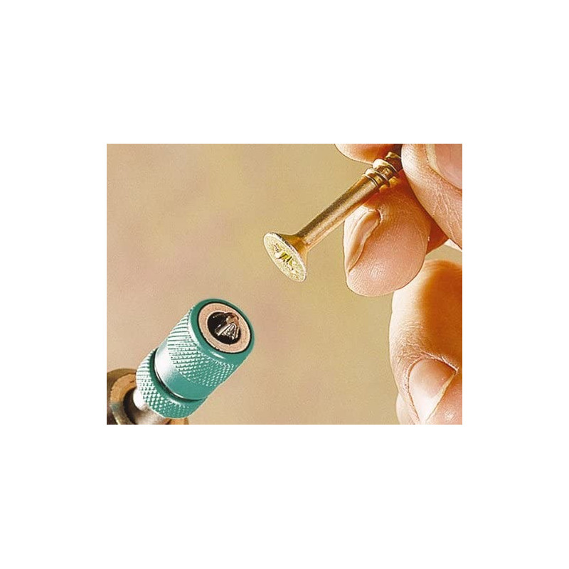 Kit tournevis avec porte-embout 1240 +  embout aimanté 2411 (WOLFCRAFT) Kit tournevis avec porte-embout 1240 +  embout aimanté 2411 (WOLFCRAFT)