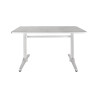 Table réglable en hauteur avec plateau inox
