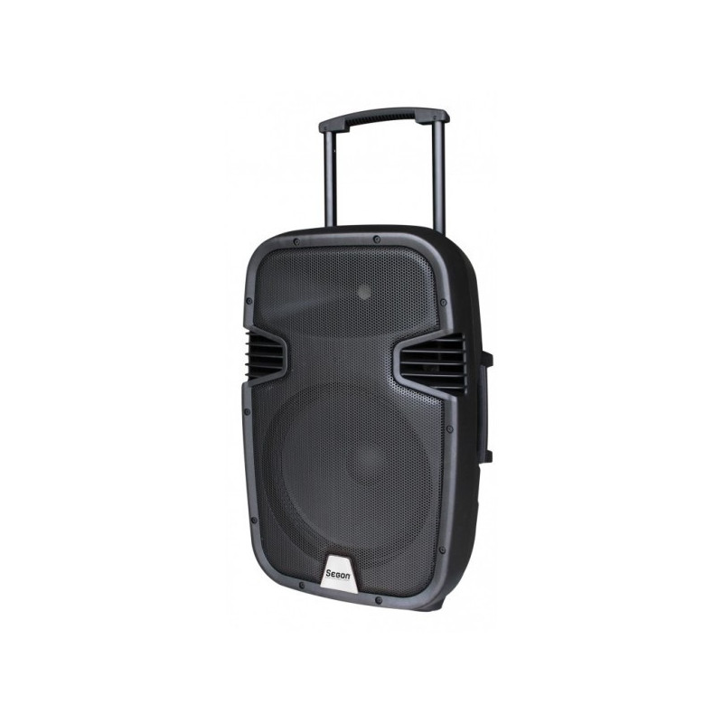 Enceinte amplifiée portable avec 2 micros UHF - RUNNER15 (SEGON)