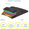 Repose-poignets souris en gel réglable en hauteur SMARTFIT