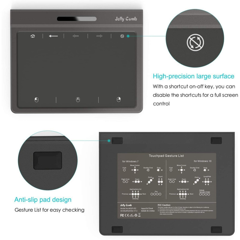 Touchpad Jelly Comb