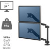 Bras porte-écrans double vertical Platinum Series (FELLOWES)